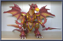 Pyre (Fire Dragon of Tara) from Mystic Knights of Tir Na Nog - Beasts manufactured by Bandai [Loose]