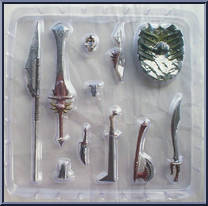 Dark Forces Weapons from Mythic Legions - Advent of Decay - Accessories manufactured by Four Horsemen [Back]