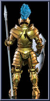 Gold Knight 2 from Mythic Legions - Legion Builder Reinforcements manufactured by Four Horsemen [Loose]
