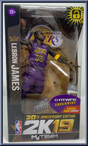 Lebron James (Purple Jersey) from NBA 2K19 - Basic Series manufactured by McFarlane [Front]
