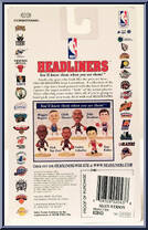Allen Iverson from NBA Headliners - 1996 Season manufactured by Corinthian [Back]