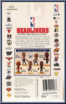 Alonzo Mourning from NBA Headliners - 1996 Season manufactured by Corinthian [Back]