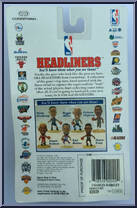 Charles Barkley from NBA Headliners - 1996 Season manufactured by Corinthian [Back]