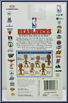 Dennis Rodman from NBA Headliners - 1996 Season manufactured by Corinthian [Back]