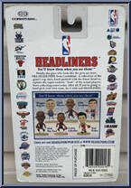 Nick Van Exel from NBA Headliners - 1996 Season manufactured by Corinthian [Back]
