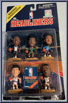 Western Conference Standouts from NBA Headliners - 1996 Season manufactured by Corinthian [Front]