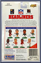 Brett Favre from NFL Headliners - 1996 Season manufactured by Corinthian [Back]