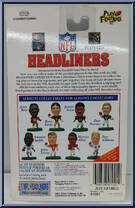 Jeff George from NFL Headliners - 1996 Season manufactured by Corinthian [Back]