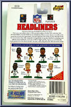 Kerry Collins from NFL Headliners - 1996 Season manufactured by Corinthian [Back]