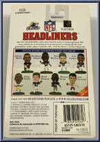 Kevin Greene from NFL Headliners - 1996 Season manufactured by Corinthian [Back]