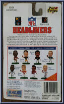 Rashaan Salaam from NFL Headliners - 1996 Season manufactured by Corinthian [Back]