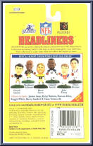 Rashaan Salaam from NFL Headliners - Throwbacks manufactured by Corinthian [Back]