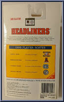 Terrell Davis from NFL Headliners - Heroes of the Gridiron manufactured by Corinthian [Back]
