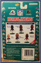 Terry Glenn from NFL Headliners - 1998 Season manufactured by Corinthian [Back]