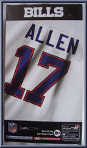 Josh Allen (Buffalo Bills) from NFL - Series 1 manufactured by Imports Dragon [Back]