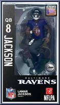 Lamar Jackson (Baltimore Ravens) (Chase) from NFL - Series 1 manufactured by Imports Dragon [Front]