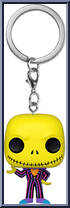 Jack Skellington (Black Light) from Nightmare Before Christmas - Pop! Keychains manufactured by Funko [Loose]