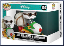 Jack Skellington in Snowmobile from Nightmare Before Christmas - Pop! Rides manufactured by Funko [Front]