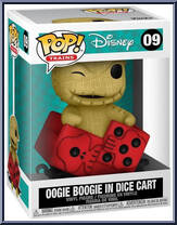 Oogie Boogie in Dice Cart (Trains) from Nightmare Before Christmas - Pop! Vinyl Figures manufactured by Funko [Front]