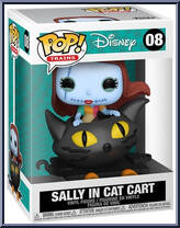 Sally in Cat Cart (Trains) from Nightmare Before Christmas - Pop! Vinyl Figures manufactured by Funko [Front]