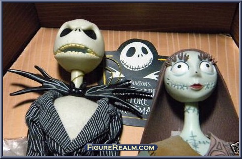 jack and sally coffin dolls