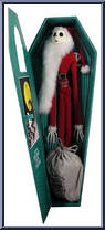 Santa Jack (Green Coffin) (Surprised) from Nightmare Before Christmas - 16" Coffins manufactured by Jun Planning [Front]