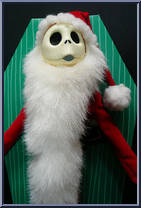 Santa Jack (Green Coffin) (Surprised) from Nightmare Before Christmas - 16" Coffins manufactured by Jun Planning [Front]