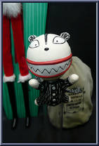 Santa Jack (Green Coffin) (Surprised) from Nightmare Before Christmas - 16" Coffins manufactured by Jun Planning [Front]
