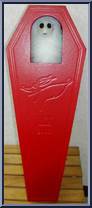 Santa Jack (Red Fake Leather Coffin) (Japan Exclusive) from Nightmare Before Christmas - 16" Coffins manufactured by Jun Planning [Front]