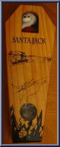 Santa Jack (Real Wood Coffin) from Nightmare Before Christmas - 16" Coffins manufactured by Jun Planning [Front]