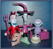 Lock, Shock, Barrel Boxed Set from Nightmare Before Christmas - Limited Figures manufactured by Neca [Loose]