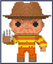 Freddy Krueger (NES Colors) (8-Bit) from Nightmare on Elm Street - Pop! Vinyl Figures manufactured by Funko [Loose]