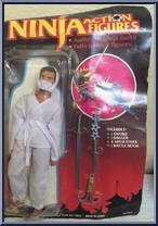 White Ninja from Ninja Action Figures - Basic Series manufactured by Talbot Toys [Front]