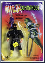 Black Ninja (Yellow Boots) from Ninja Commandos - Basic Series manufactured by Unknown [Front]