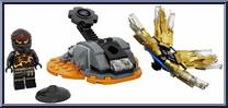 Cole from Ninjago - Spinjitzu Burst manufactured by Lego [Loose]