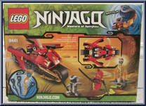 Kai's Blade Cycle from Ninjago - Rise of the Snakes manufactured by Lego [Back]
