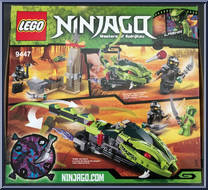 Lasha's Bite Cycle from Ninjago - Rise of the Snakes manufactured by Lego [Back]