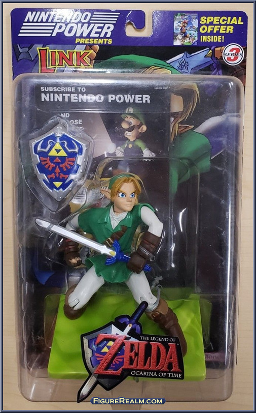 Legend Of Zelda Ocarina of Time Link Figure Nintendo Power 2002