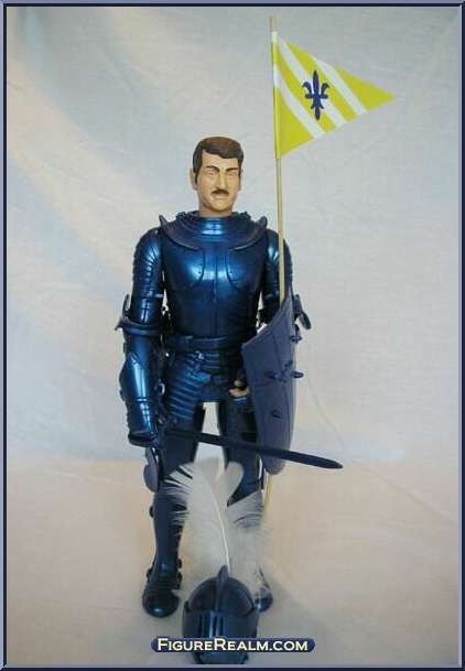Marx Re-Issue Toys  Sir Brandon Blue Knight 12" Figure with Custer Head and Acc