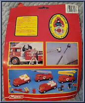 Fire Engine from Official Firefighter - Die Cast Sets manufactured by Manley [Back]