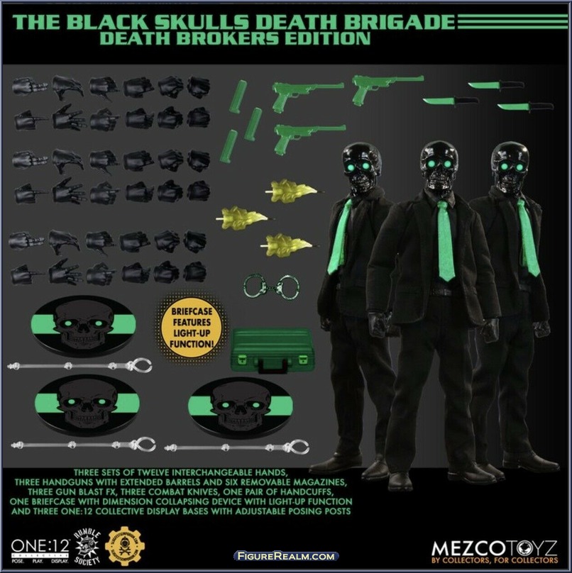 black skull death brigade mezco