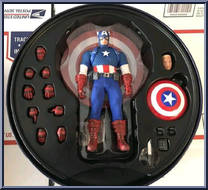 Captain America (Classic) from One:12 Collective - Marvel manufactured by Mezco [Front]
