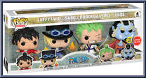 Luffytaro / Sabo / Roronoa Zoro / Jinbe (Glows in the Dark) from One Piece - Pop! Sets manufactured by Funko [Front]