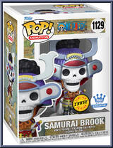 Samurai Brook (Metallic) (Chase) from One Piece - Pop! Vinyl Figures manufactured by Funko [Front]
