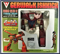 Gerwalk Ishkick MBG-21D-2 (Standard Version) from Orguss - Basic Series manufactured by Takatoku Toys [Front]