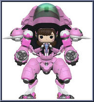 D.VA & Meka (Pink) Action Figure