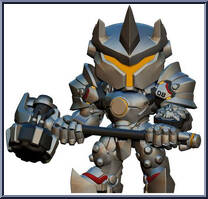 Reinhardt (Helmet) from Overwatch - Pop! Vinyl Figures manufactured by Funko [Loose]