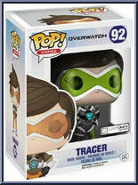 Tracer (Green Outfit) from Overwatch - Pop! Vinyl Figures manufactured by Funko [Front]