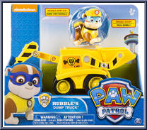 Rubble's Dump Truck from Paw Patrol - Vehicles manufactured by Spinmaster [Front]