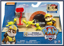 Rubble and Sea Turtles  from Paw Patrol - Rescue Set manufactured by Spinmaster [Front]